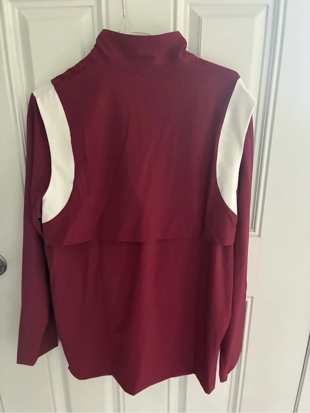 Nike Maroon and White 1/4-Zip Performance Jacket NWT Men’s Medium